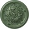 Ekena Millwork Katheryn Ceiling Medallion (Fits Canopies up to 2 1/8"), 14 1/2"OD x 2 3/4"P, Athenian Green CM14KTAGF - alternate 1